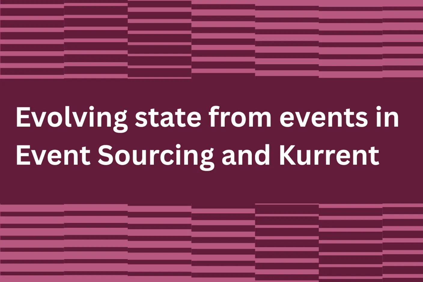 How to Get the Current Entity State from Events