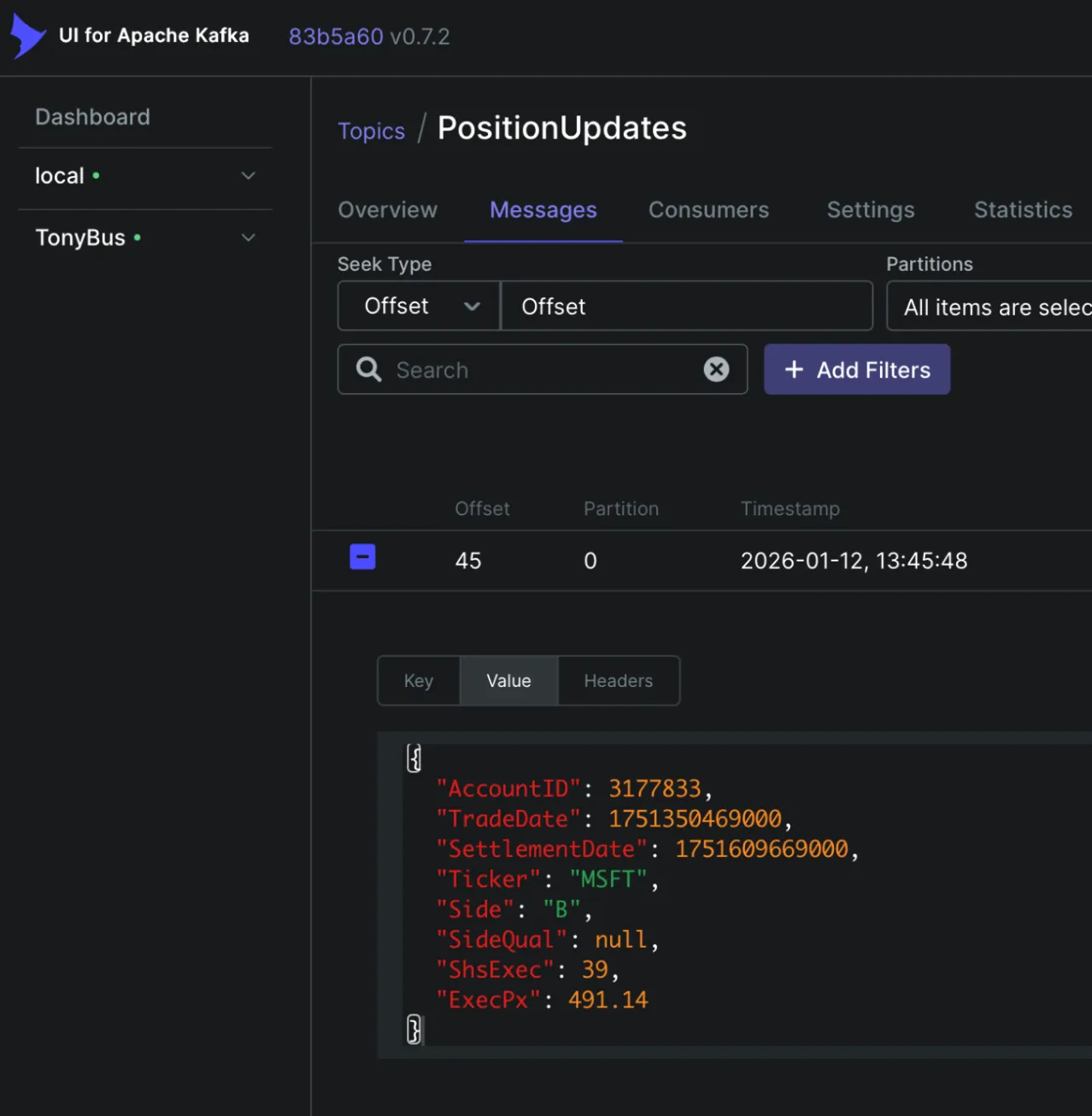 Kafka UI