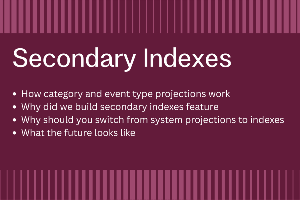 Cover for Secondary Indexes in KurrentDB: Default Indexes