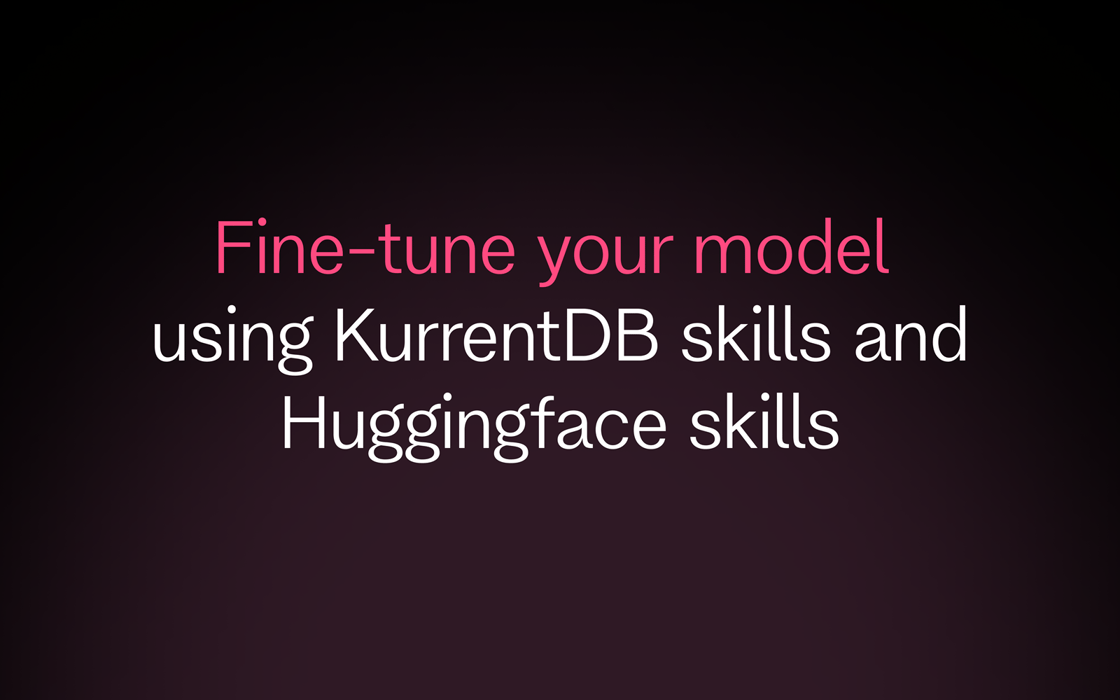 Cover for Fine-tune your models with Skills