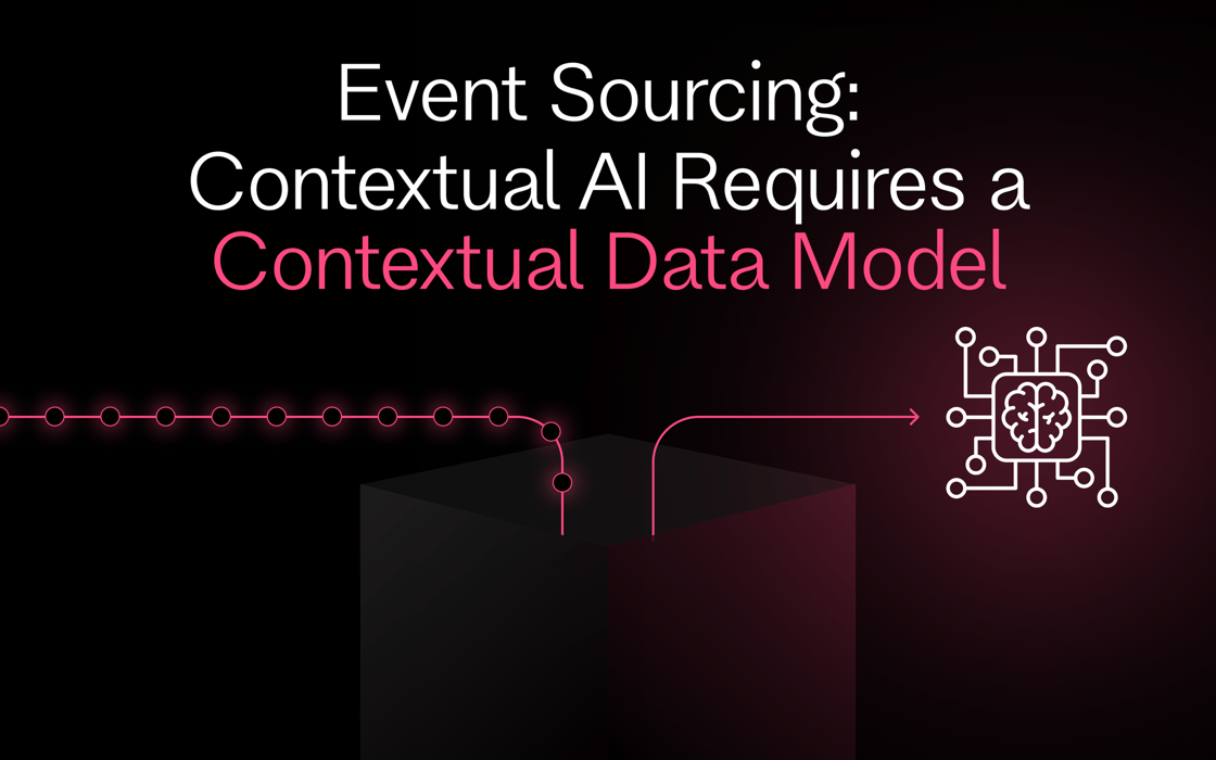 Cover for Event Sourcing: Contextual AI Requires a Contextual Data Model